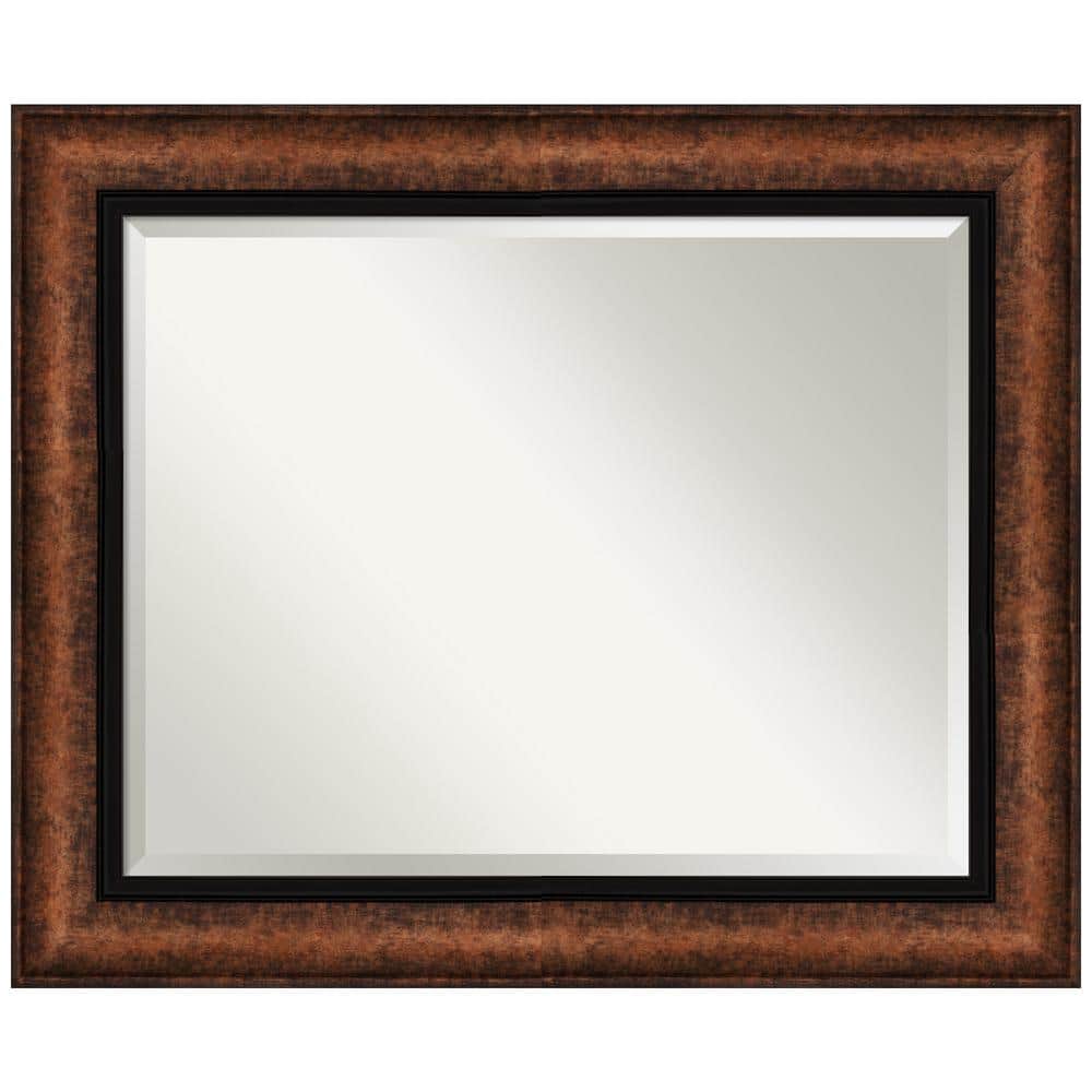 Amanti Art Hued Bronze 34.5 in. W x 28.5 in. H Framed Beveled 