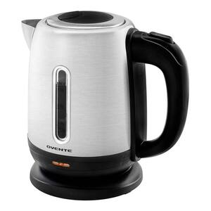 5-Cup Stainless Steel Electric Kettle, BPA-Free, Concealed Heating Element, Auto Shut Off & Boil-Dry Protection