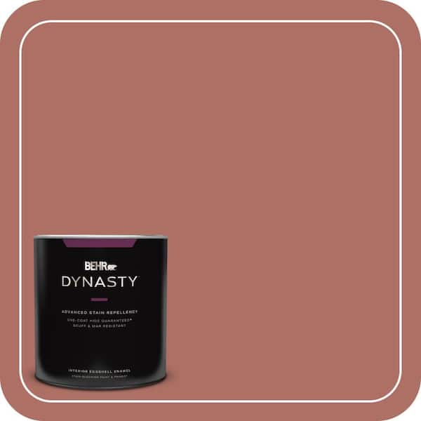 BEHR DYNASTY 1 qt. #PPF-20 New England Brick Eggshell Enamel Interior Stain-Blocking Paint and Primer