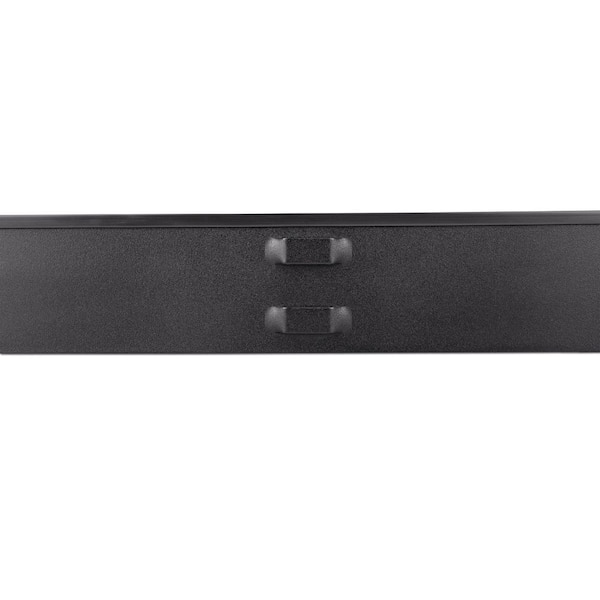 COL-MET 25 ft. Black Vinyl Trim Cap Edging COL-MET 25 ft. Black Vinyl Trim Cap Edging
