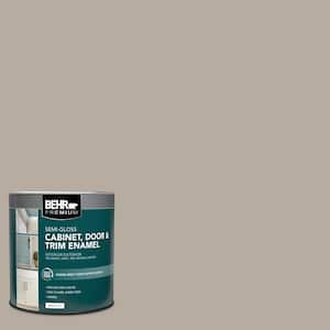 1 qt. #PPU18-13 Perfect Taupe Semi-Gloss Enamel Interior/Exterior Cabinet, Door & Trim Paint