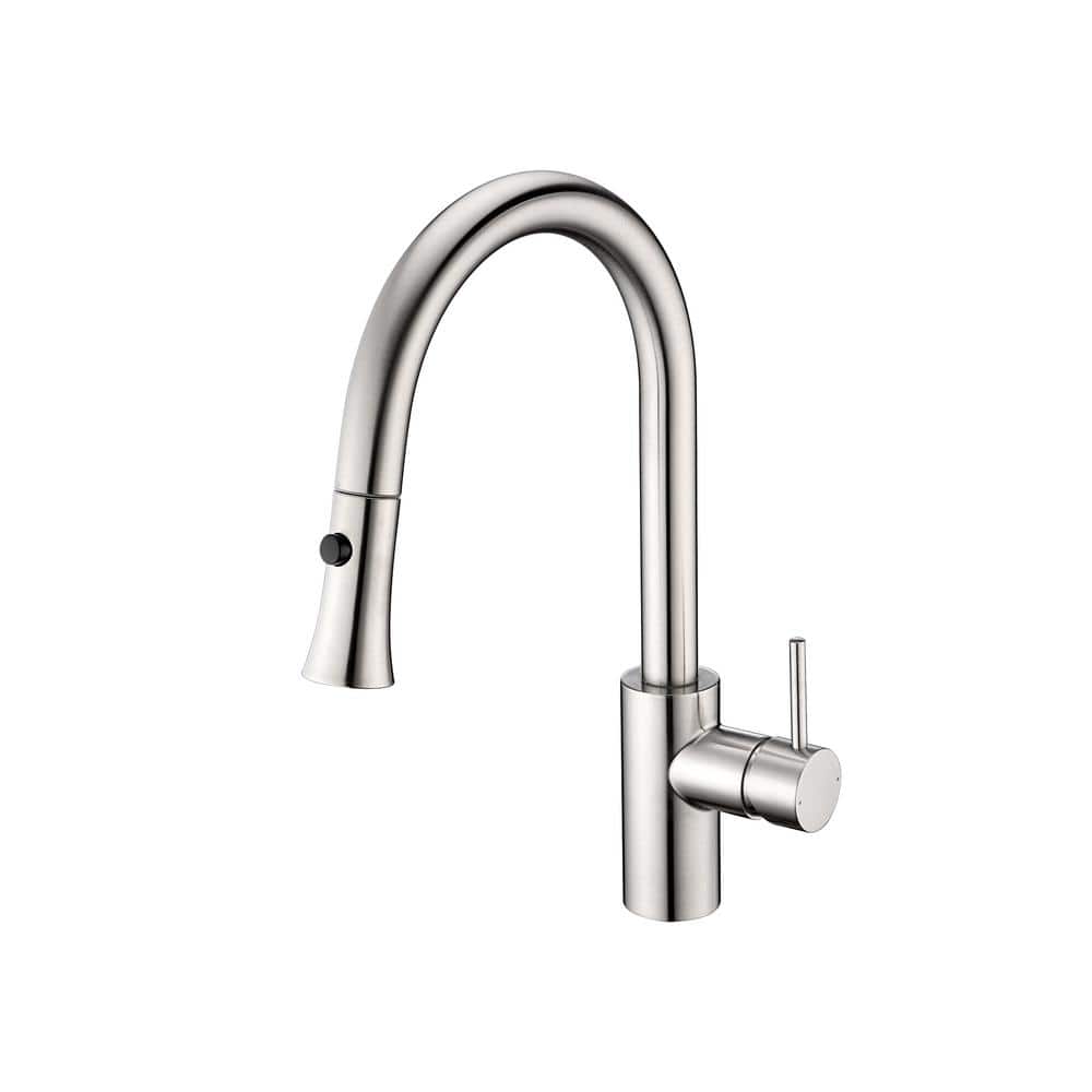 LUXIER Single-Handle Pull-Down Sprayer Kitchen Faucet with 2