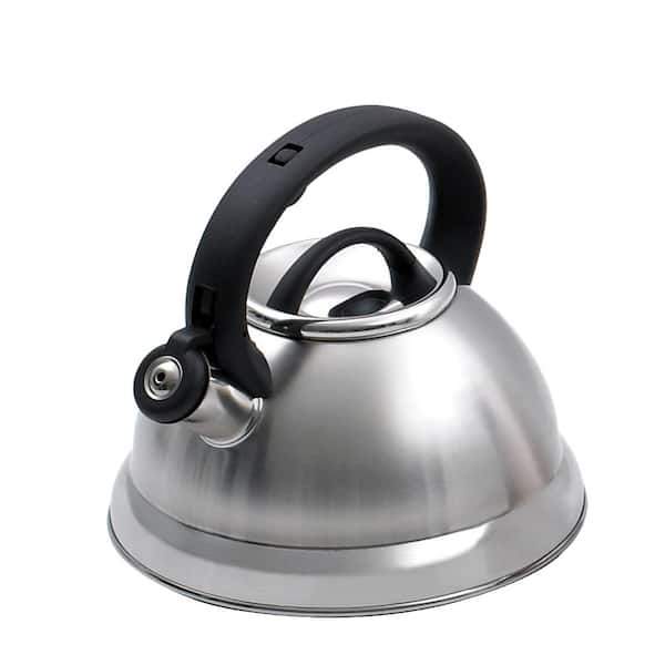 Creative Home Alexa 12-Cup Stovetop Tea Kettle in Silver