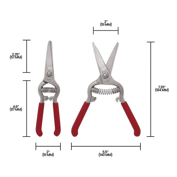 ZENPORT Needlenose Shear, Grape, 8 in. Heavy Duty Forged Steel