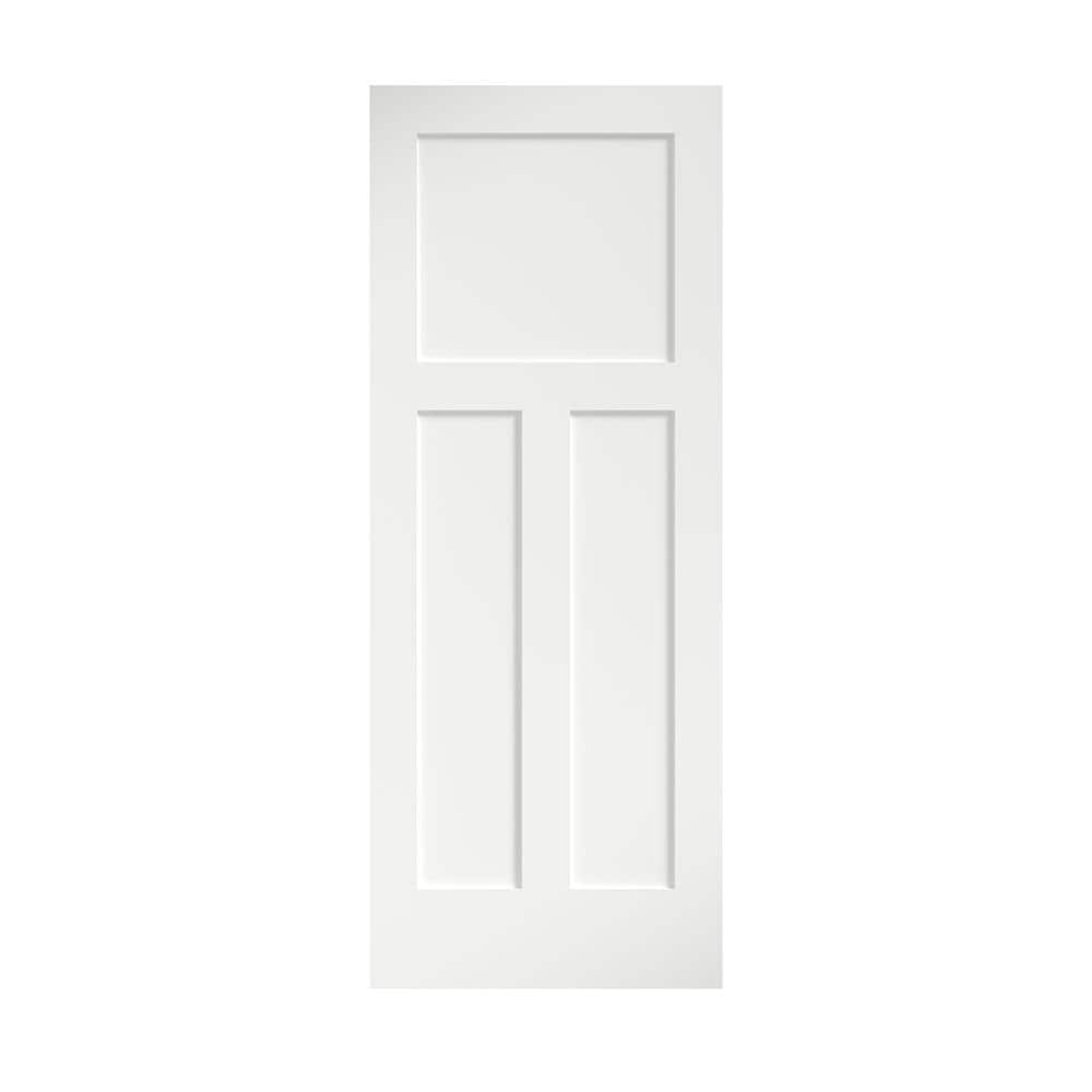 Eightdoors 24 In. X 80 In. X 1-3/8 In. Shaker White Primed T-Shape 3 ...