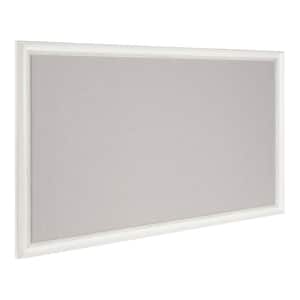 Macon White Fabric Pinboard Memo Board