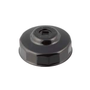 74 mm x 14 Flute Oil Filter Cap Wrench in Black