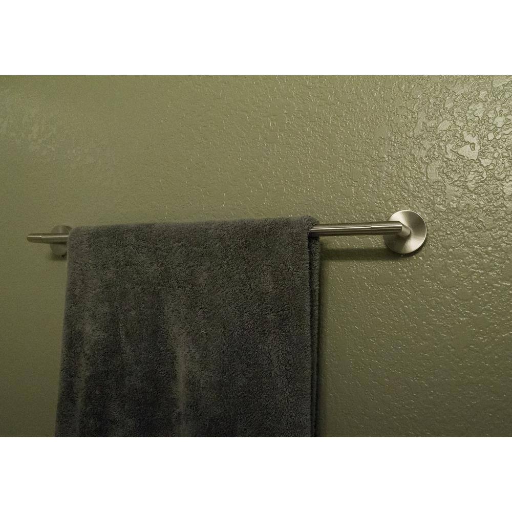 Satin Nickel 24" Wall Mounted Towel Bar