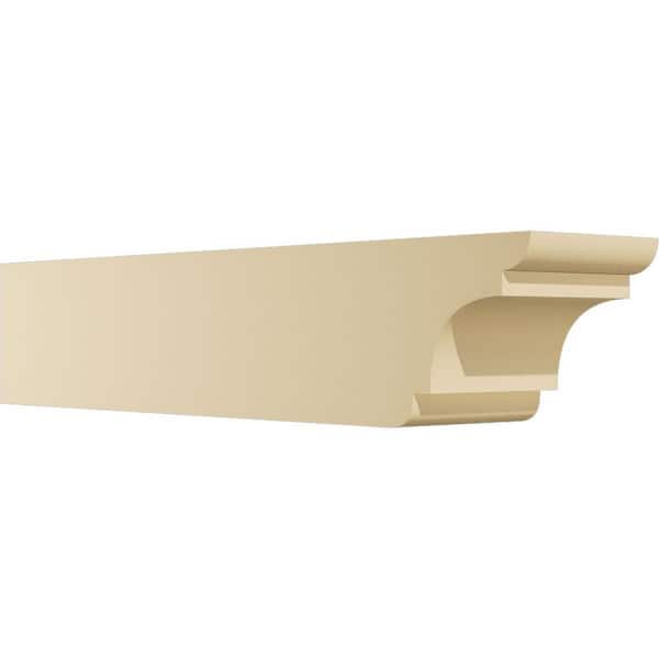 Ekena Millwork Standard New Brighton 6 in. W x 6 in. H x 30 in. D Signature Urethane Rafter Tail Outlooker