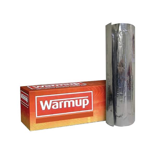 WARMUP 70.1 ft. x 20 in. FOIL Heating Mat for Laminate, Wood, and Carpet (Covers 115 sq. ft. Total)