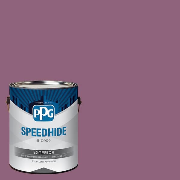 SPEEDHIDE 1 gal. PPG1179-6 Victorian Plum Flat Exterior Paint
