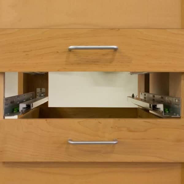 Csh 15 In Soft Close Full Extension Undermount Drawer Slides Kit 1 Pair 2 Pieces 39 3300 The Home Depot Csh 15 In Soft Close Full Extension, Kitchen Cabinet Drawer Slides Home Depot