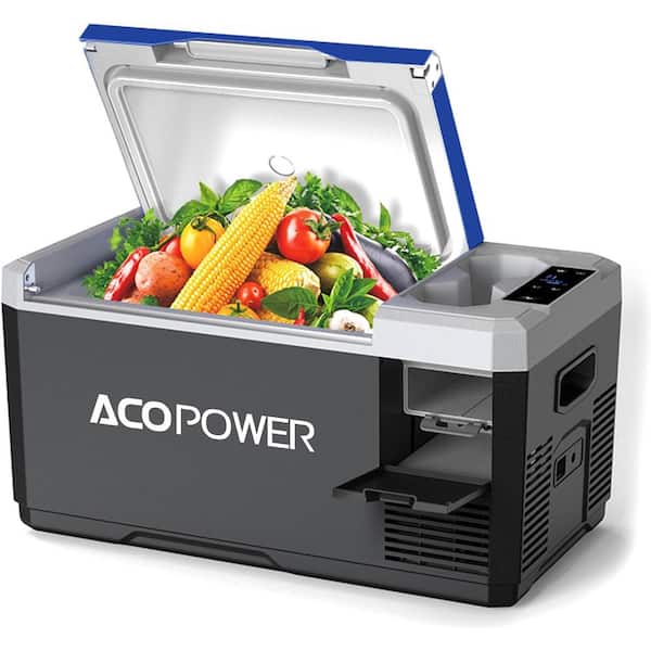 Unbranded 19 qt. Portable Low Noise Cooler Car Freezer with APP Control for RV, Boat