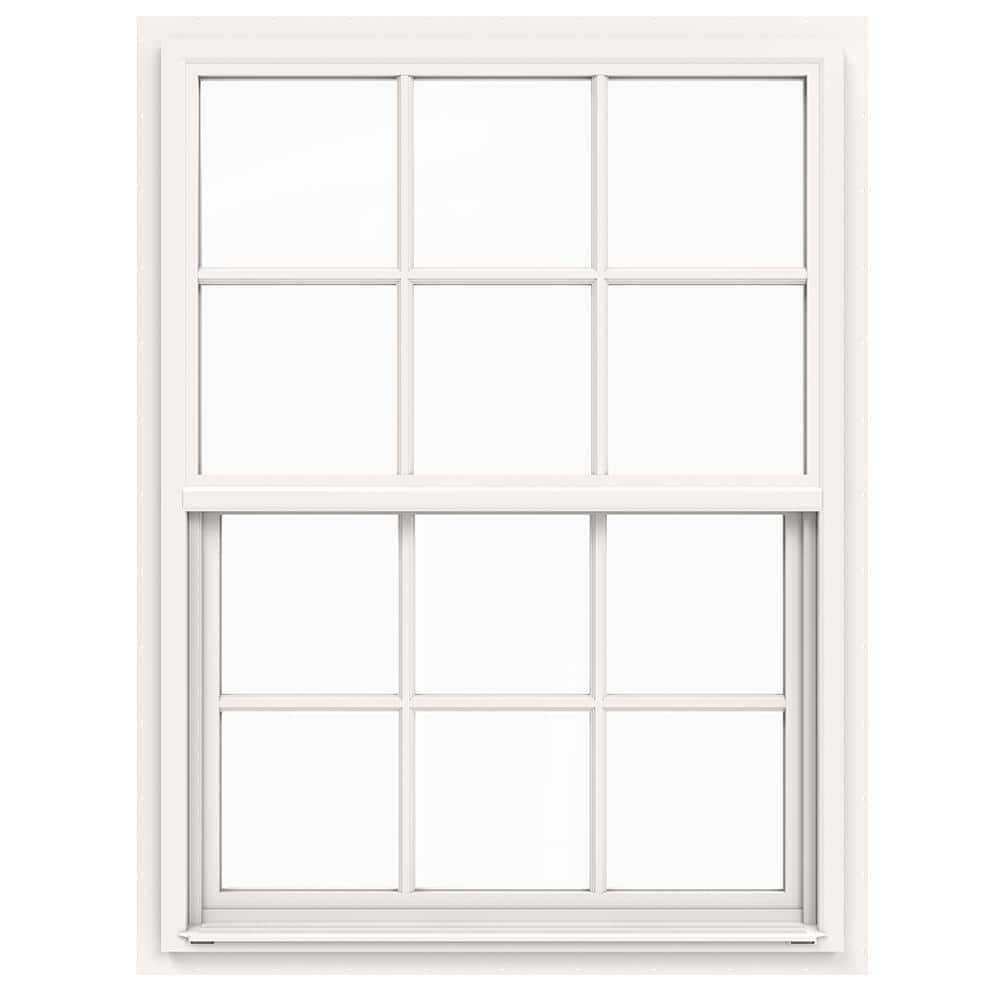 JELD-WEN 36 in. x 42 in. V-4500 Series White Single-Hung Vinyl