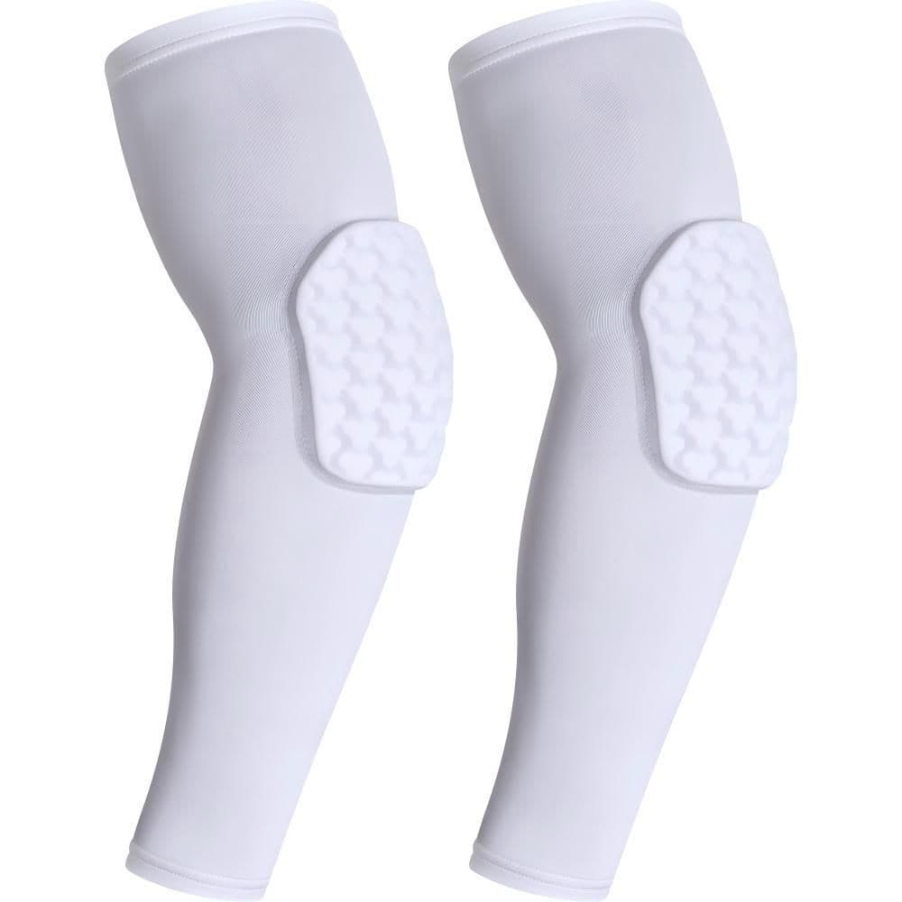 Compression Elbow Sleeve with EVA Padding, X-Large Size, Elbow Protective Pad, Non-Slip, Breathable, in White price history on PriceWatchPro