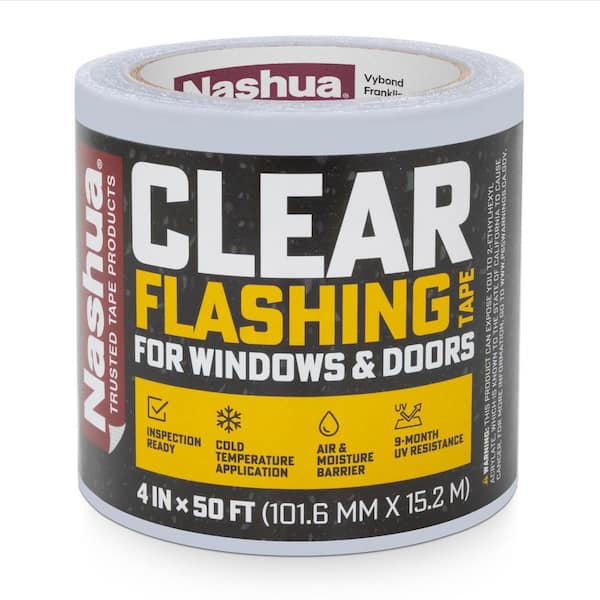 4 in. x 50 ft. Clear Acrylic Window and Door Flashing Tape