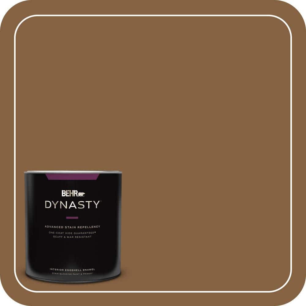 1 qt. #MQ2-10 Burnt Caramel One-Coat Hide Eggshell Enamel Interior Stain-Blocking Paint & Primer price history on PriceWatchPro