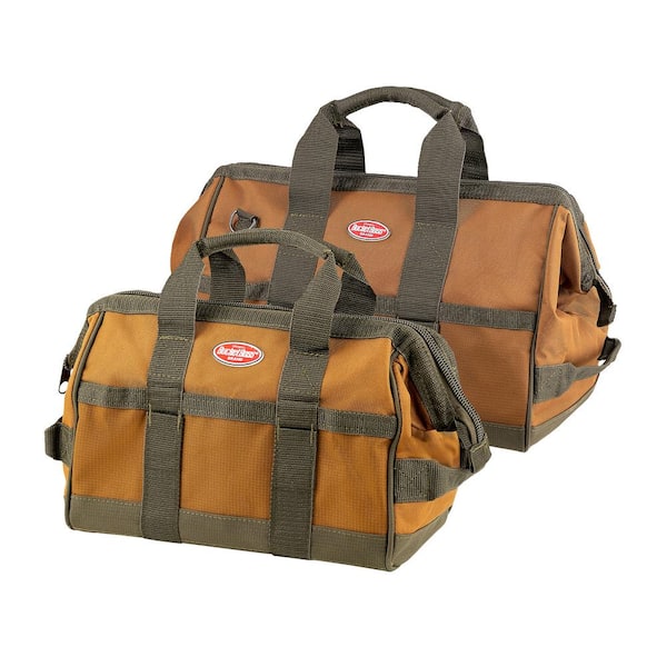 BUCKET BOSS Gatemouth 12 in. and 16 in. Tool Bag Combo