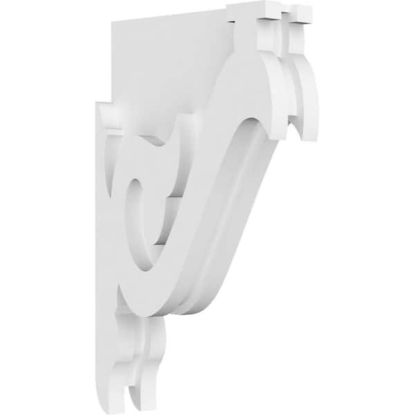 Ekena Millwork 1-7/8 in. x 11 in. x 6-1/2 in. PVC Florence Corbel