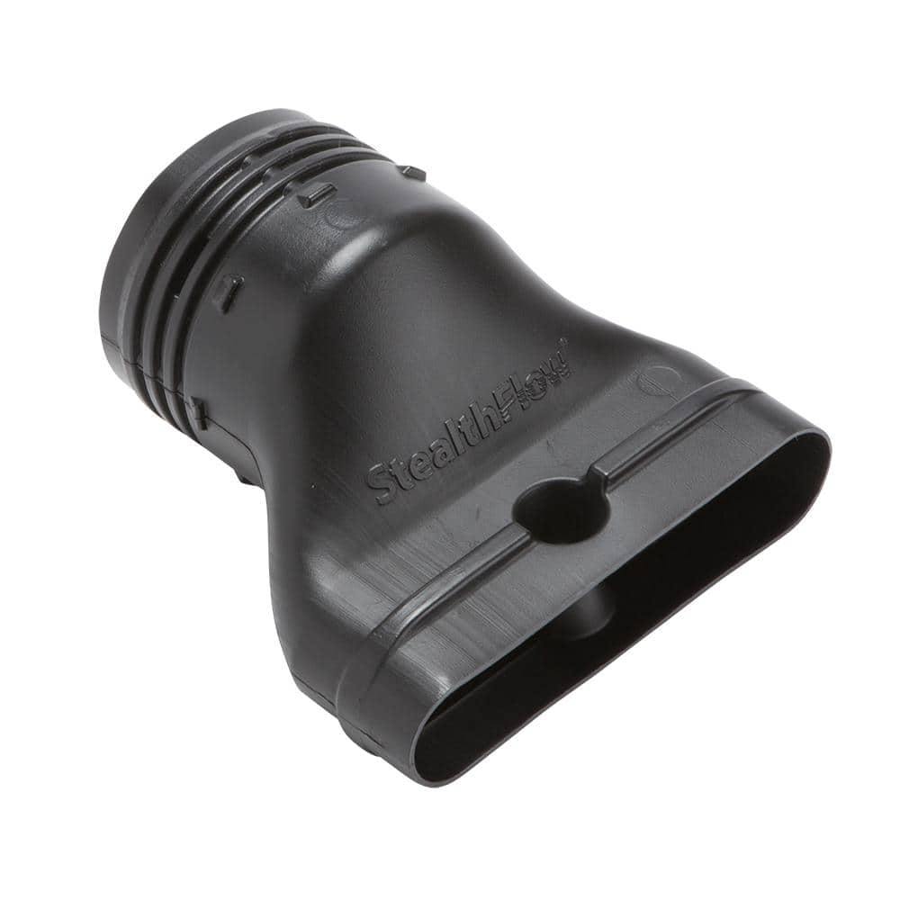 Reviews for Amerimax Home Products Stealth Flow 4 in. Black Vinyl