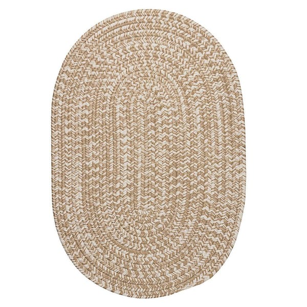 Howell Tweed Sand 4 ft. x 6 ft. Oval Indoor/Outdoor Area Rug