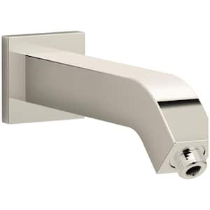 Loure 2.5 in. Wall Mount Shower Arm in Vibrant Polished Nickel