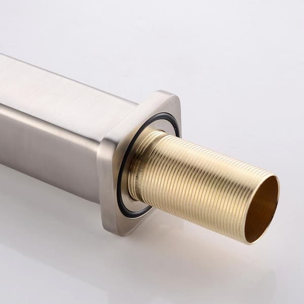 Luxurious Modern Single Handle Single Hole Bathroom Faucet in Brushed Nickel