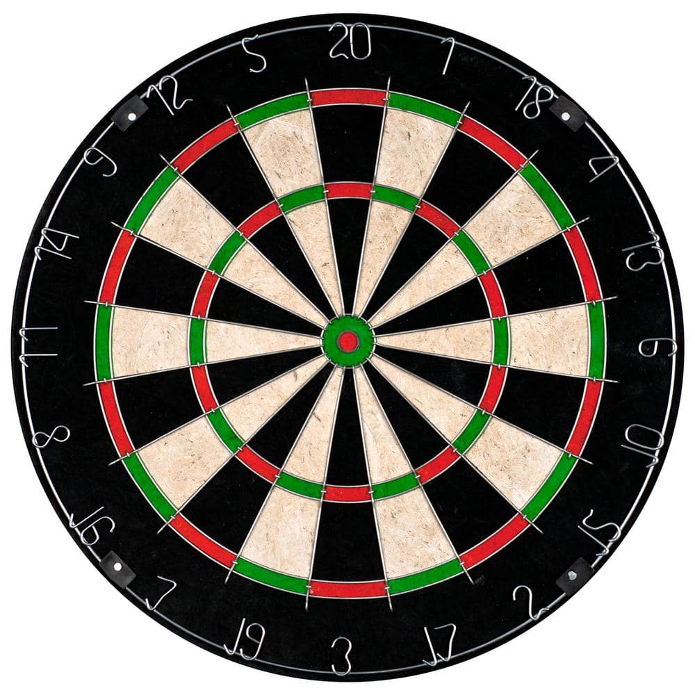 Hey! Play! Bristle Dart Board Target Game HW3400013 - The Home Depot