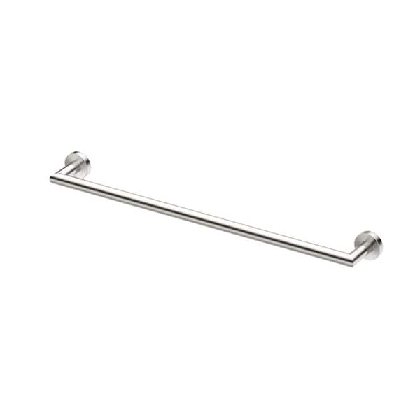 Gatco Glam 24 In. Towel Bar In Satin Nickel 4640 - The Home Depot