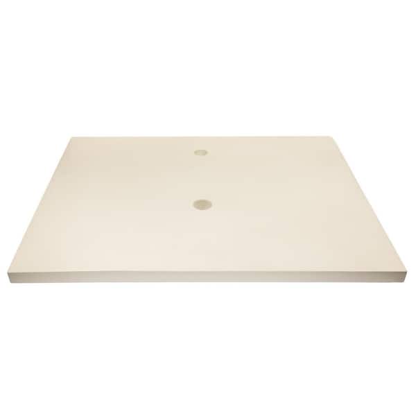 Eden Bath 31 in. W x 22 in. D Concrete Vanity Top in White