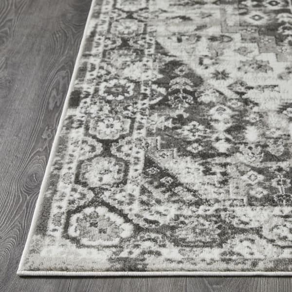 Rhane Adleigh Cream 9 ft. 10 in. x 12 ft. 10 in. Oriental Polypropylene Area Rug