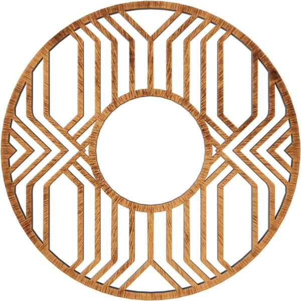 Ekena Millwork 3/4 in. x 24 in. x 24 in. Empire Architectural Grade PVC Pierced Ceiling Medallion