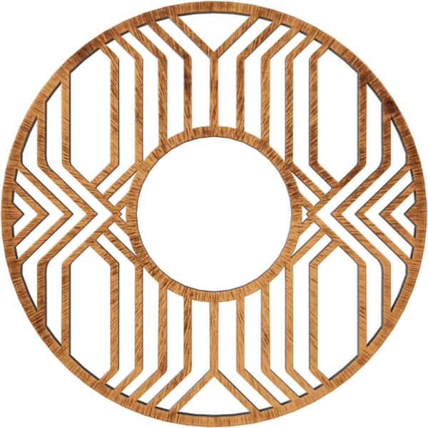 Ekena Millwork 1 in. x 38 in. x 38 in. Empire Architectural Grade PVC Pierced Ceiling Medallion