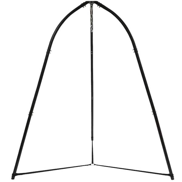 Sorbus 7 ft. Tripod Hanging Chair Stand Metal Hammock Stand in Black