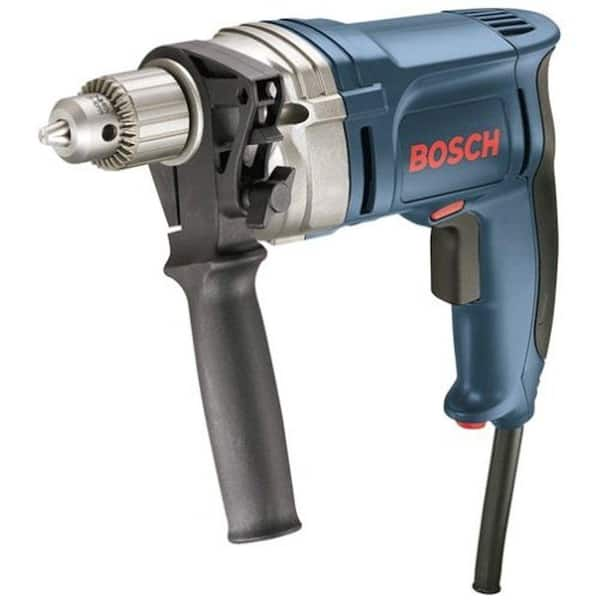 Bosch 7.5 Amp Corded 3/8 in. High Speed Variable Speed Drill/Driver with Auxiliary Handle and Chuck Key