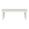 International Concepts Unfinished Bench BE-47S - The Home Depot