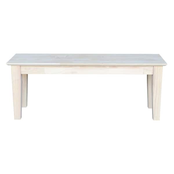 International Concepts Unfinished Bench