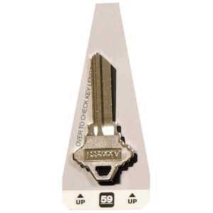 #59 6-Pin Schlage Key Blank