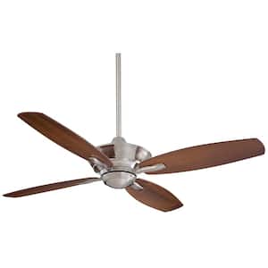 New Era 52 in. Indoor Brushed Nickel Ceiling Fan with Remote Control
