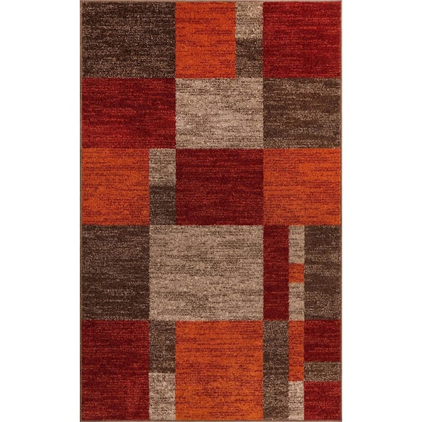 Unique Loom Autumn Providence Multi 5' 0 x 8' 0 Area Rug 3138283 - The ...