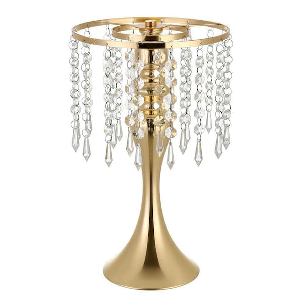20 PCS Wedding Flower Vase, 13.2 in. Tall Flower Table Centerpieces, Crystal Banquet Vases, Gold 2025 update