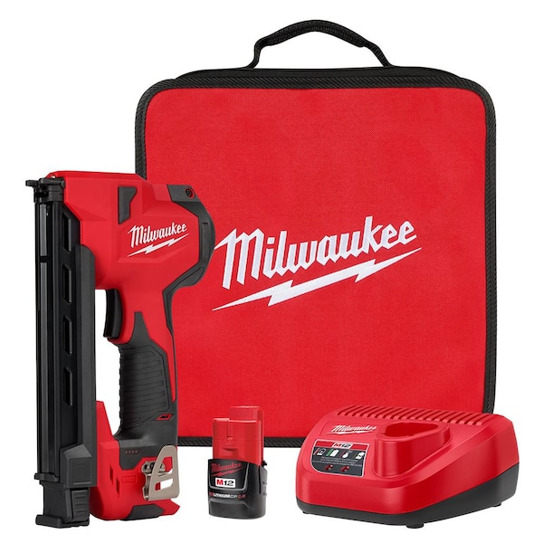 Milwaukee M12 12-Volt Lithium-Ion Cordless Cable Stapler Nailer