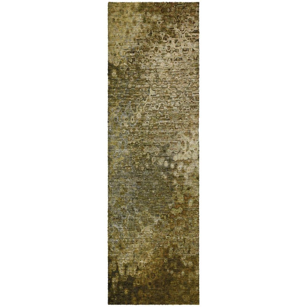 Dream Shag Premium Machine Washable Abstract ADS565 Brown 2 ft. x 7 ft. Runner Rug price history on PriceWatchPro