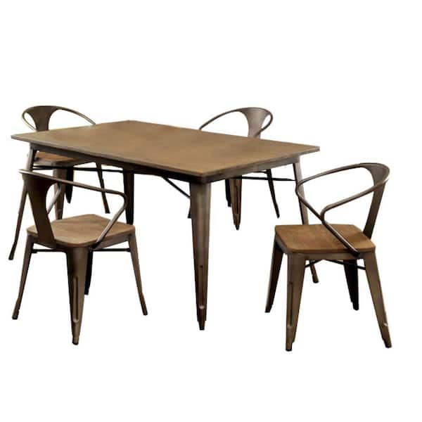 Cooper I Dark Bronze Table Set