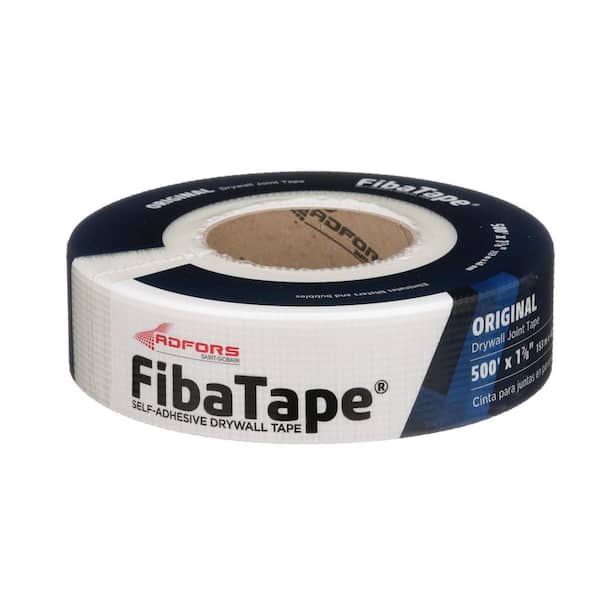 Saint-Gobain ADFORS FibaTape Standard White 1-7/8 in. x 500 ft. Self-Adhesive Mesh Drywall Joint Tape