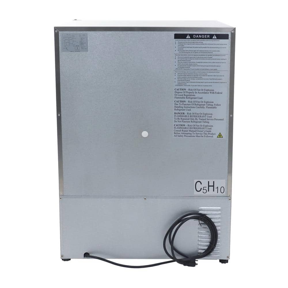 Compact Stainless Steel Smart Undercounter Refrigerator, 5.4 cu. ft.