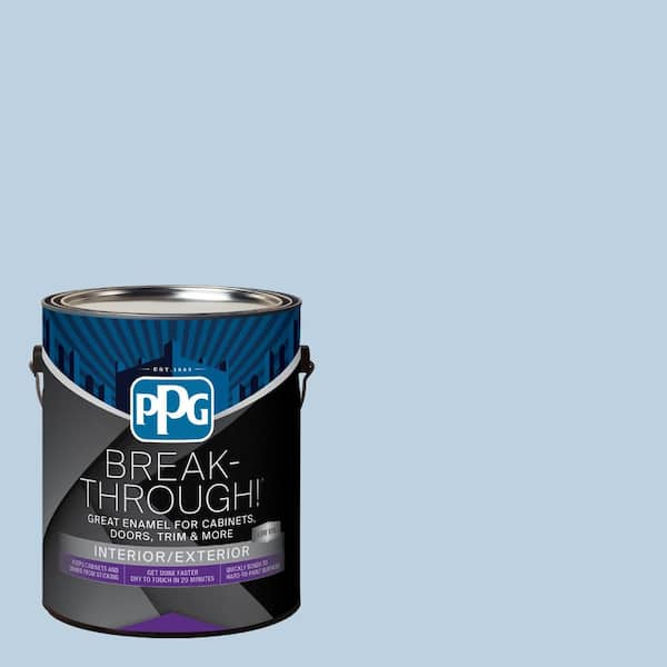 Break-Through! 1 gal. PPG1161-2 Sleep Baby Sleep Satin Door, Trim & Cabinet  Paint PPG1161-2B-01SA - The Home Depot