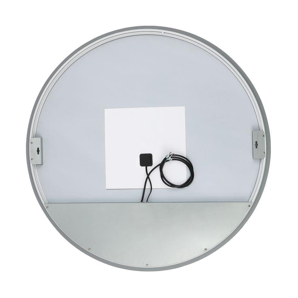 Ashden 36" Round Frameless LED Backlit Wall Mirror