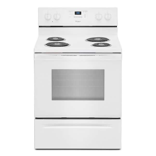 Whirlpool 4.8 cu. ft. Electric Range with Self-Cleaning Oven in White