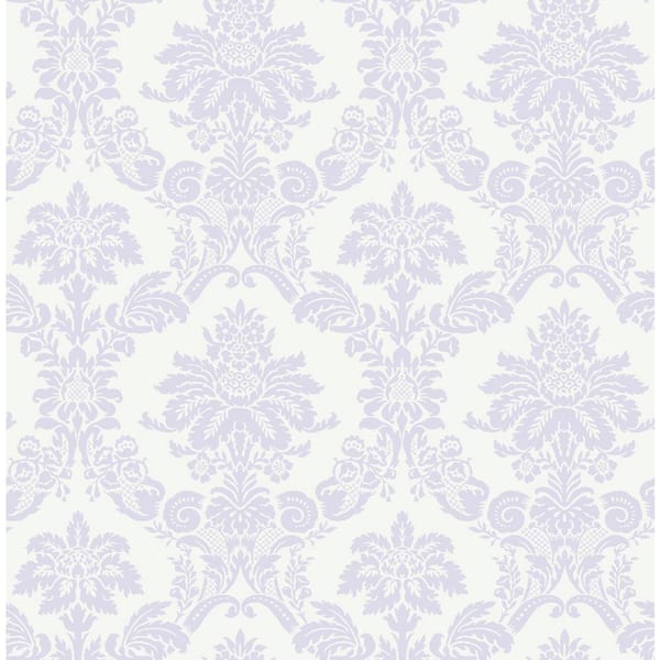 Glitter Damask Paper Strippable Roll (Covers 56 sq. ft.)